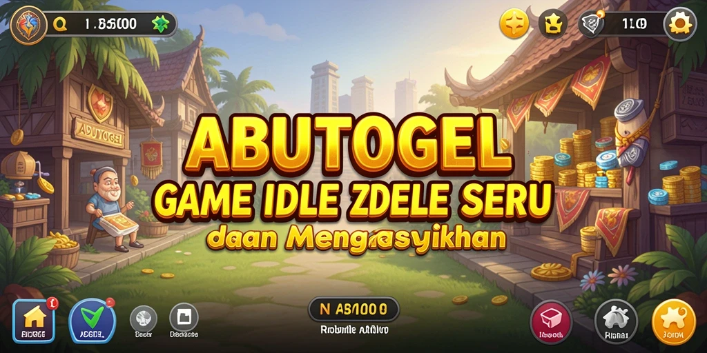 Tampilan gameplay menarik dari ABUTOGEL yang menyenangkan.