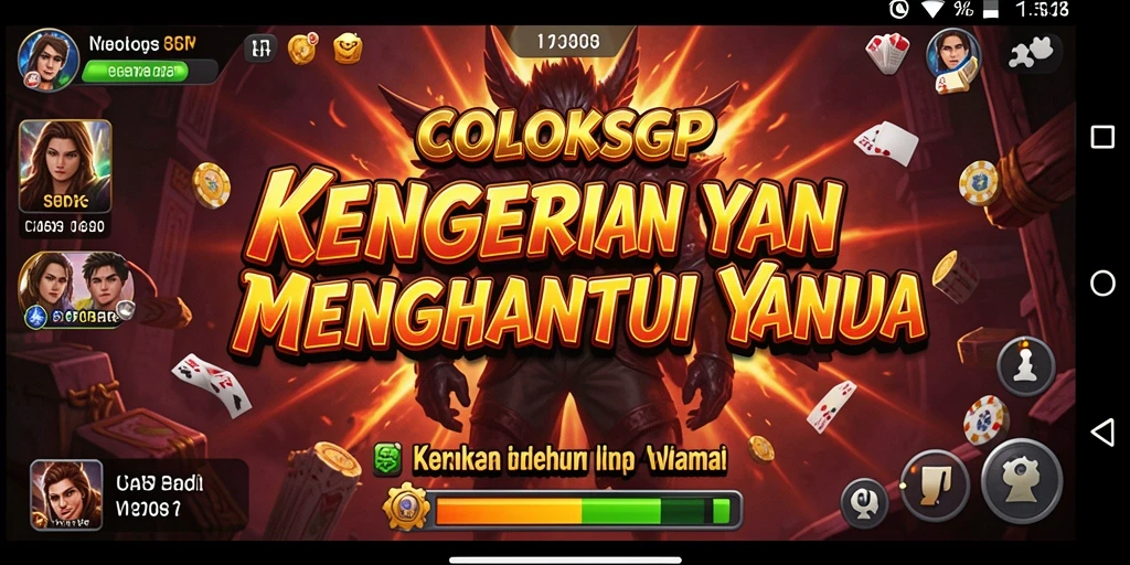 Tampilan menegangkan dari gameplay COLOKSGP yang menyeramkan.