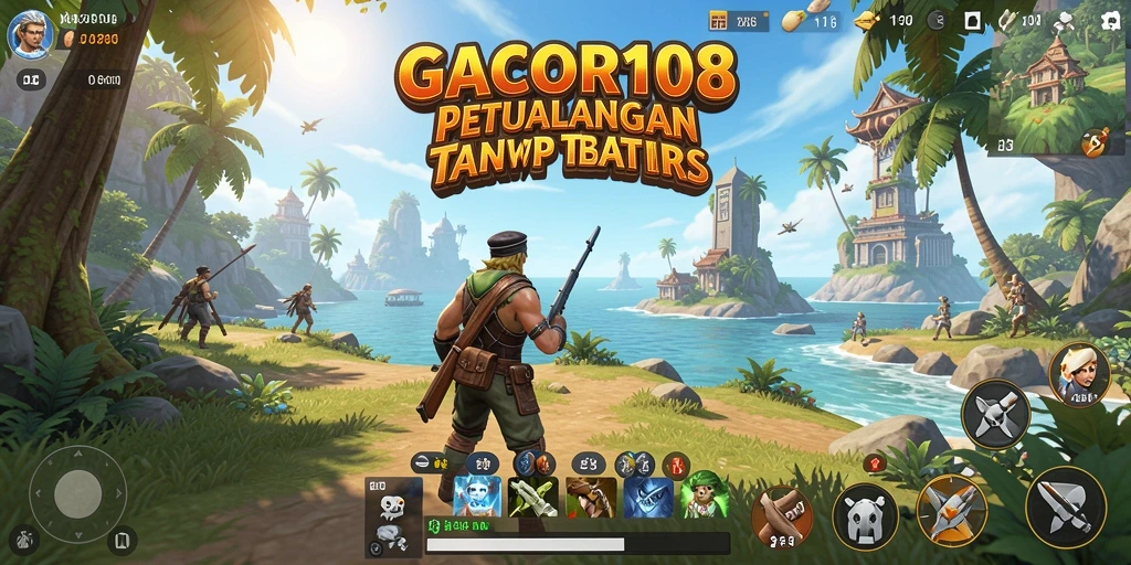 Tampilan gameplay seru dalam dunia terbuka di GACOR108.
