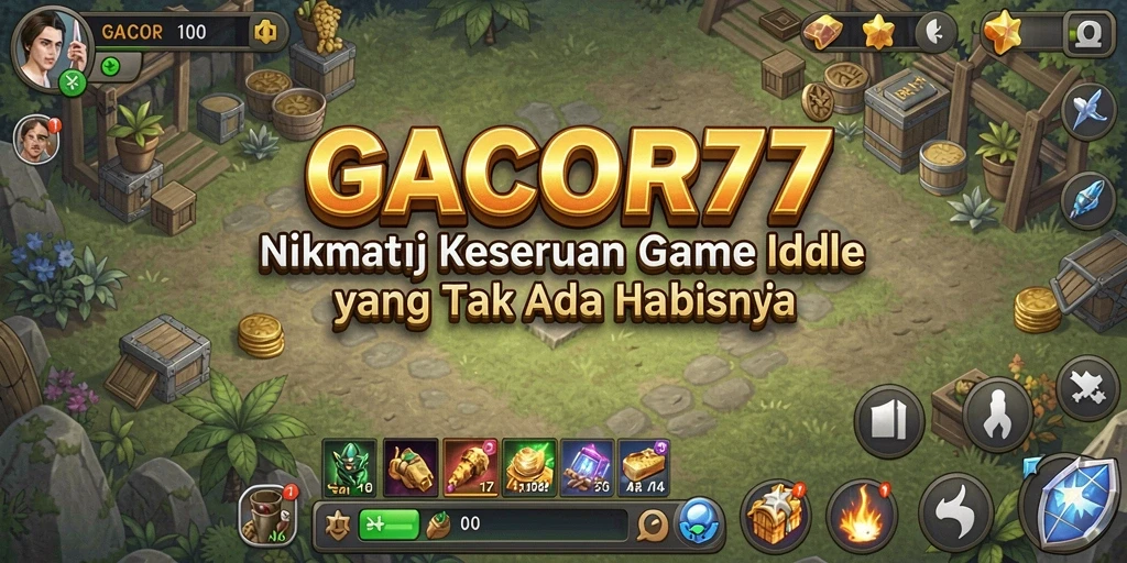 Screenshot GACOR77 menampilkan momen seru gameplay Idle.