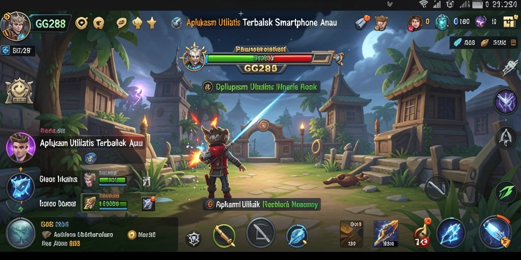 Tampilan antarmuka GG288 yang modern dan fungsional.