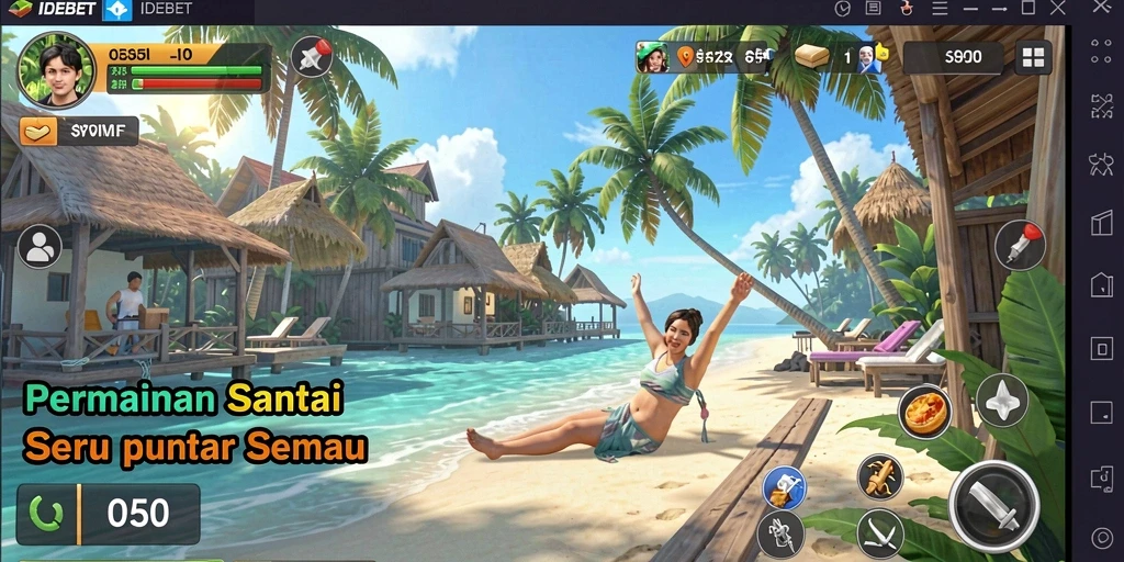 Tampilan gameplay IDEBET yang mengasyikkan dan menghibur.