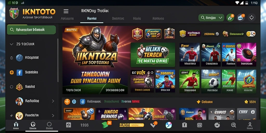 Tampilan gameplay menarik dari aplikasi Sportsbook IKNTOTO.