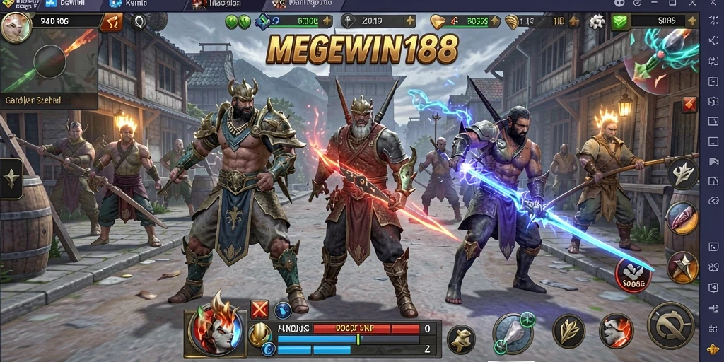 Tampilan gameplay mendebarkan dari MEGEWIN188.
