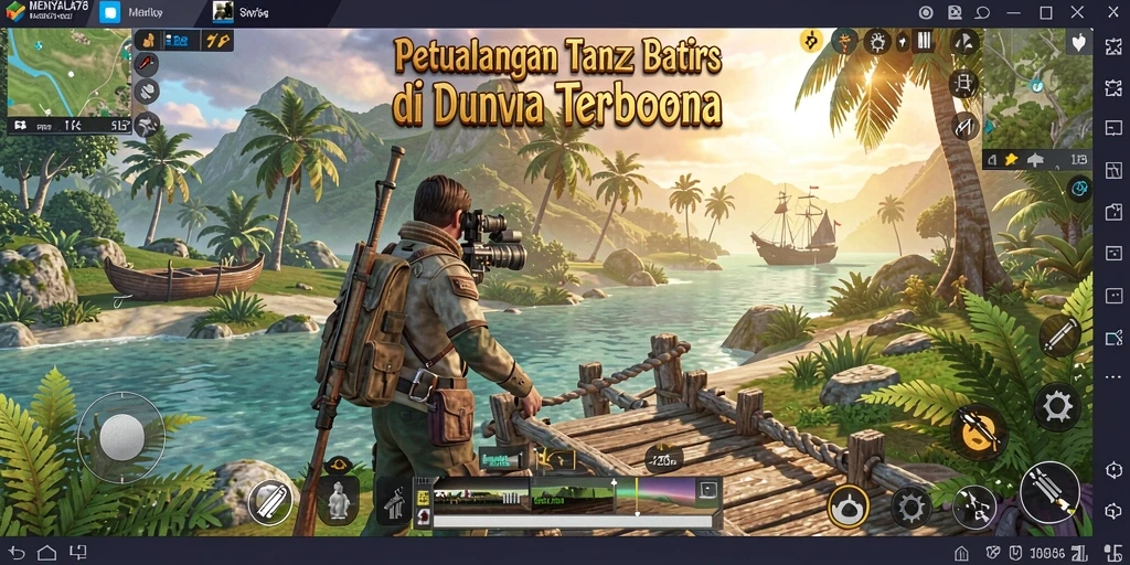 Tampilan gameplay MENYALA78 yang mendebarkan di dunia terbuka.