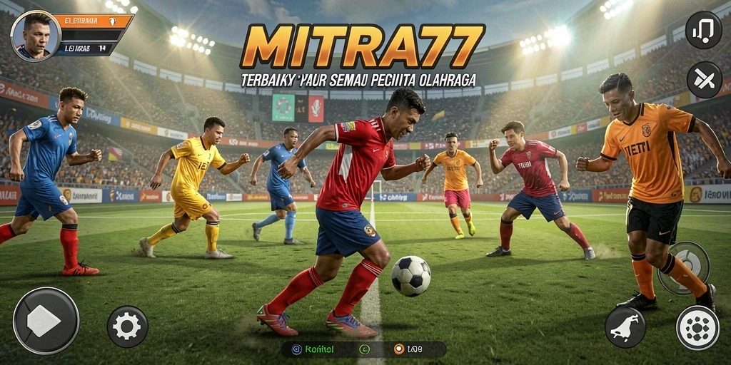 Tampilan seru dari gameplay <strong>MITRA77</strong> dengan aksi olahraga yang mendebarkan.