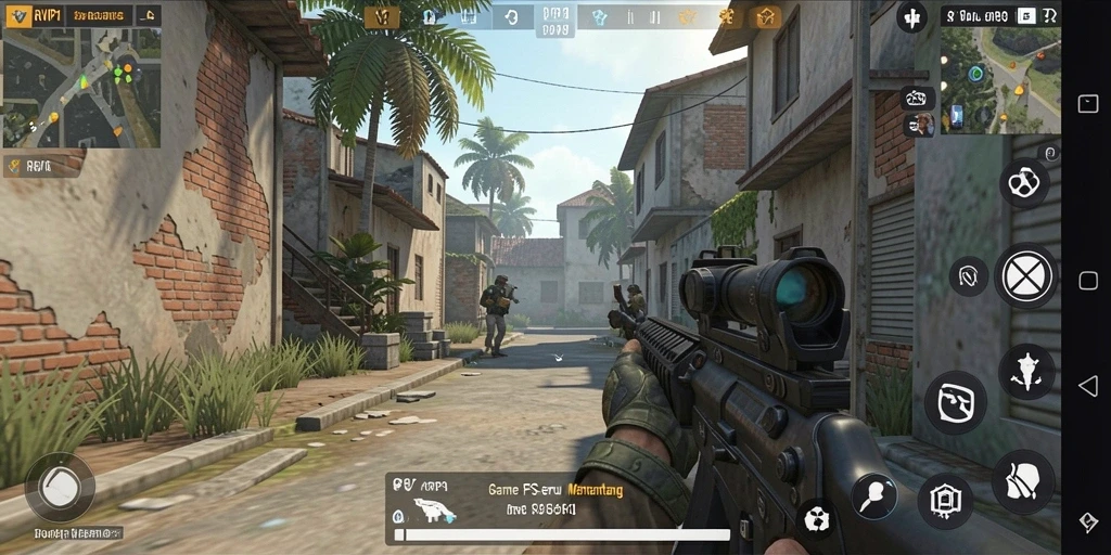 Tampilan imersif dari gameplay RVIP1 yang mendebarkan.