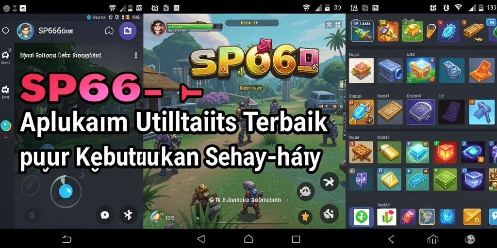 Tampilan antarmuka SP666 yang sederhana dan efisien.