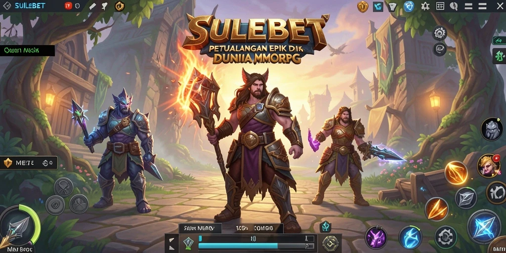 Screenshot dari gameplay SULEBET yang menampilkan aksi seru MMORPG.