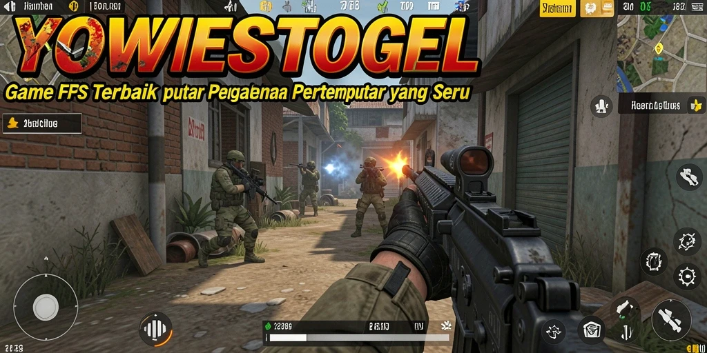 Tampilan gameplay YOWESTOGEL yang seru dan penuh aksi FPS.